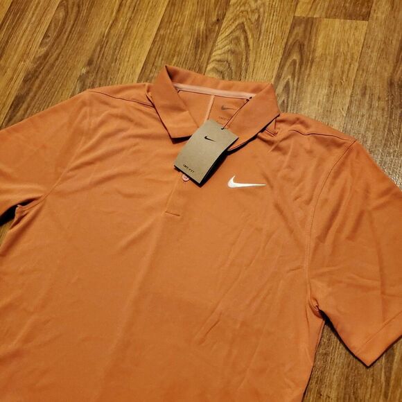 Nike‎ Golf Polo Shirt Men Small Madder Root Dri-Fit FQ1142-812 New - Picture 1 of 7